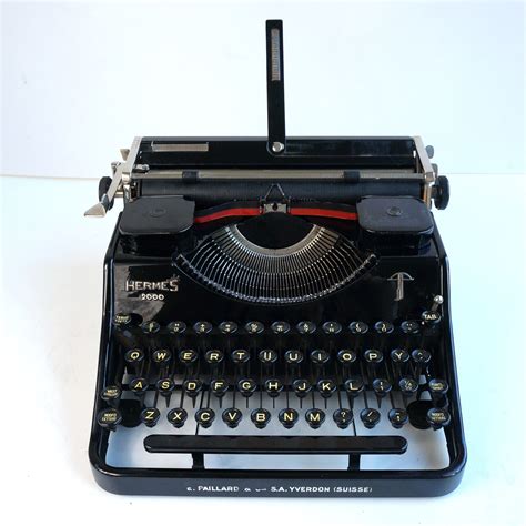 hermes 2000 ij|Hermes 2000 Typewriter (1934) For Sale .